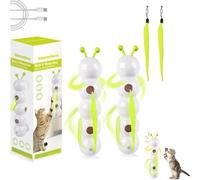 Genérico Whirlie Cat Toy, Caterpillar Interactive Cat Toy, Motion Sensor CatToy, Whirlie Worm-Shaped Interactive Teaser with Suction Cup, Wall & Window Mounted CatToy for Indoor Cats (2PCS)