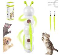 Genérico Whirlie Cat Toy, Happy Luna Cat Toy, Interactive Smart Motion Toys with Worm Design, Worm Teaser with Suction Cup for Cats of All Stages, Fun & Engaging for Play Exercize (1 Pc)