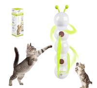 Genérico Whirlie Cat Toy, Happy Luna Cat Toy, Whirlie Smart Motion Cats Toys with Worm Design, Interactive Automatic Kitten Plaything, Fun Exercise for Bored Felines, for Hunting, Jumping (1Pcs)