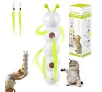 Genérico Whirlie Cat Toy - Smart Motion Cat Toy with Worm Design for Indoor Cats, Happy Luna Cat Toys, Interactive Automatic Kitten Plaything, Fun Exercise for Bored Felines (1pcs)