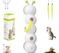 Genérico Whirlie Cat Toy, Smart Motion Cat Toy with Worm Design, Happy Luna Cats Toys with Suction Cup, Wall & Window Mounted, for Indoor Cats Hunting, Jumping, and Interactive Play (1PCS)