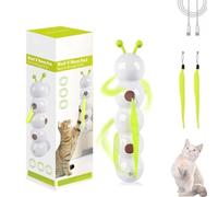 Genérico Whirlie Smart Motion Cat Toy with Worm Design, Wall & Window Mounted Interactive Cat Toy with Strong Suction Cup, Ideal for Indoor Cats’ Exercise, Hunting & Mental Stimulation