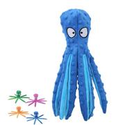 Genérico Whiskerspot Octopus Dog Toy, Eco-Friend Octopus Plush, Squeaky Dog Toys for Puppy, Small to Large Dogs (Blue)