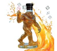 Genérico Whiskey Decanter Bottle - Glass Liquor Container | Wide Mouth with Animal Shaped Design, Elegant Glassware with Gift Use, Liquor Bottle, Decorative Decanter for Wedding, Housewarming