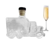 Genérico Whiskey Decanter Set - Refined Drinkware for Alcohol | Clear Crystal Bottle with Removable Stopper, Ideal for Serving scotched, Bourbon, Decorative Home Bar Accessory for Entertaining Guests