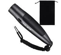 Genérico Whistle for Coaches - ABS 13,7 x 3 cm | Adjustable Horn with Clear Sound | Battery-Powered Whistle for Sports Outdoor Hiking Football Pet Training Birthday Party