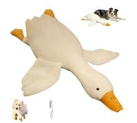 Genérico White Duck Dog Toy, 2026 New Large Plush White Duck Dog Toys, Realistic Goose Design Dolls Suitable for Dogs (1.1m)