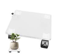 Genérico Wide Applications: Perfect for displaying potted plants, placing small utensils, or transporting items around your home, this plant stand with wheels provides both functionality and mobility