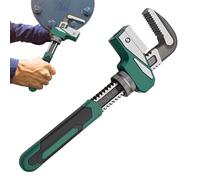 Genérico Wide Jaw Adjustable Wrench, Large Opening F-Type Pipe Wrench, High-Strength Water Pipe Spanner Tool, Perfect For Plumbing, Valves, Bolts, Nuts, Screws, Bathroom, Workshop, Repairs