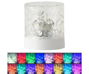 Generico Wide Range of Uses: Bring cautivating ambiance to any space with this water lamp, versatile enough to decorate your bedroom, kids room, playroom, home theater, and more.