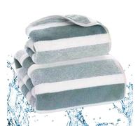 Generico Wide Striped Towel, Soft Face Wash Towel, Bath Towels Set, Pool Bath Towels, Soft Face Wash Towels Bathroom Towel Set Highly Absorbent Wide Striped Towels for Home, Pool, and Gym Showers