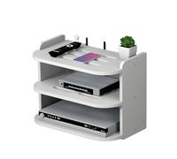 Genérico WiFi Router Storage Box- Wall Mounted Router & TV Set-Top Box Shelf, Punch-Free Installation | Thickened PP, Double & Triple Layer Options, Space-Saving Home Organizer