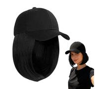 Genérico Wig Hat Baseball Cap For Women - Integrated Natural Looking Hair Extension Topper, Lightweight Foldable Travel Hairpiece, Premium Outdoor Vacation Picnic Leisure Hat | For Girls Traveling