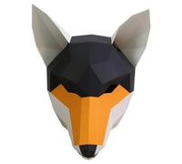 Genérico Wild Fox Mask Animal Paper Model,3D Papercraft Art Costume Party Cosplay,Handmade DIY Origami Adult Craft