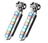 Genérico Wind Power LED Lights, Car Wind Energy Running Light for Vehicles, 2 Pieces with Bright Design and Easy Installation, for Travel Camping Road Trips Outdoor Auto Bike Pickup
