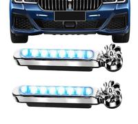 Genérico Wind Power LED Lights, Car Wind Energy Running Light for Vehicles, 2 Pieces with Bright Design and Easy Installation, for Travel Camping Road Trips Outdoor Auto Bike Pickup