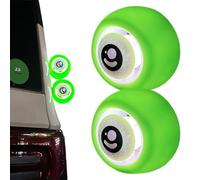 Genérico Wind Powered Car Decorative Light 6cm Auto Speed Sensor Green LED