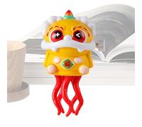 Genérico Wind Up Dancing Toy, Lion Dance Educational Figure, Interactive Toy with Crawling Motion, Adorable PP Animal, Playtime Fun with Colorful Design, Kids Entertainment for Home