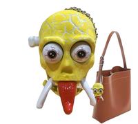Genérico Wind-Up Skeleton Toy, Clockwork Skull Model, 1.69x2.09in Compact Walking Prank Figure, Desk Decoration Gadget, Authentic Lightweight Design for Birthday, Party, Favor