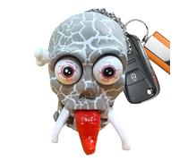 Genérico Wind Up Skeleton Toy, Clockwork Skull Walking Figurine, Funny Halloween Desk Decoration, Party Favor, Prank Model for Birthday Celebration, Home, and Offices Display, 4.3x5.3x6.5cm