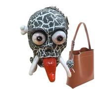 Genérico Wind Up Skeleton Toy, Clockwork Skull Walking Prank Plaything Model on Stress Relief, Fun Halloween Birthday Party Favors Desk Decor Gag Toy Pendant for Boys Girls and Adults