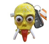 Genérico Wind Up Skeleton Toy, Clockwork Walking Skull, Funny Prank Model Figure, 1.69x2.09x2.56 Inches, Stress Relief Gag Accessory, for Desk, Birthday, Party Favor, Decoration, Pendant, Supplies