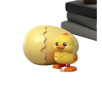 Genérico Wind Up Toys - Funny Easter Hatching Party Supplies for Interactive Play, Novelty Mechanical Movement with Vibrant Colors, Cute Eggshells Open Clockwork Eggs for Kids Girls Boys 2x3 Inches