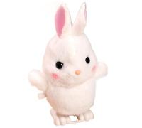 Genérico Wind Up Toys Stuffed Animals - Walking Bunny & Bear Plush Clockwork Toy for Kids, Cute Interactive Windup Plush Toys, Fun Animal Walking Wind-Up Toy for, Engaging & Cute Walking Plush Toy