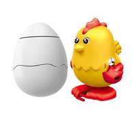 Genérico Wind Up Walking Chick, Easter Jumping Chicken Toy, Sturdy Build Material with Fun Hopping Action, Cute Animal Toy for Boys Girls Daycare Playroom Nursery Bedroom Living Room Home Use