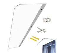 Genérico Window Door Awning | 40x40cm/15.7x15.7in Outdoor Front Door Patio Sun Shelter,Patio Window Cover, Outdoor Rain Snow Sunlight Protection Sheet