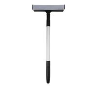 Genérico Window Squeegee - Telescopic Brush Wiper For Cleaning | Adjustable Handle Design with Action Scrub Head, Water Removal Function and Extended Reach Use For Glass