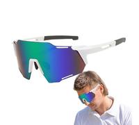 Genérico Windproof Cycling Glasses,Outdoor Sports Running Sunglasses For Men - Ergonomic Nose Pads Windproof Dustproof Running Golf Outdoor Sports Polarized SunglassesFor Riding Fishing