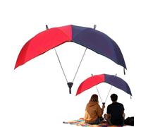 Genérico Windproof Waterproof Wide, Double Umbrella, Couple Rain Umbrella, Heavy Duty Sun Shade, Shared Oversized Canopy Guard For Women Men Sun and Rain Strolls Backpack Car Travel Dating Vacation