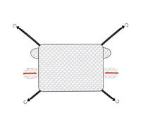 Genérico Windshield Snow Cover, Magnetic Ice Shield and Sun Shade for Winter, 3-Layer Frost Protector for Car, Cold Weather Windshield Guard for Defrosting and Snow Removal 145x110cm