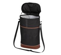 Genérico Wine Bottle Bag - Insulated 2 Bottle Tote Carrier | Portable Storage Pouch Thermal Travel Holder Leakproof Picnic for Outdoor, Camping, Beach Trip or Wine Organizer