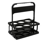 Generico Wine Bottle Carrier - 1pc Reusable Milk Bottle Organizer Stand, ABS Foldable Beer Bottles Storage Stand, Folding Wine Bottles Holder With Handle For Milk, Juice, Coffee, Beer