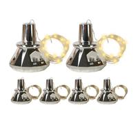 Genérico Wine Bottle Fairy Lights - 6X Solar Cork Lights For Wine Bottles, 5.5x4.5cm/2.17x1.77 Inches Waterproof Wedding Decorations For Tabletop Outdoor Party Christmas Garden Bar Pathway Table