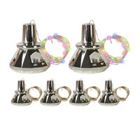 Genérico Wine Bottle Fairy Lights - 6X Solar Cork Lights For Wine Bottles, 5.5x4.5cm/2.17x1.77 Inches Waterproof Wedding Decorations For Tabletop Outdoor Party Christmas Garden Bar Pathway Table