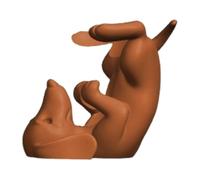 Genérico Wine Bottle Holder, Dog Liquor Holder, Whimsical Design, 3,46 x 4,92 x 4,65 pulgadas Stylish Home Bar Decor, Animal Shaped Whiskey Rack for Kitchen, Dining Room, Restaurant, Livingroom