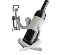 Genérico Wine Bottle Holder, Hollow Statue Ornament, Resin Wine Holder Stand Without Bottle Opener, Wine Bottle Holder, Wine Decor For Kitchen Bar Countertop Tabletop