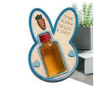 Genérico Wine Bottle Holder, Rabbit Wine Rack for Displaying, Cute Aesthetic Easter Animal with Artistic Sculpting Link, Beverage Stand for Home Hosting, Kitchen Staging and Bar Serving