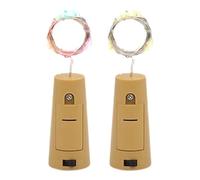 Genérico Wine Bottle Lights, Cork Lights, Easy Insert Flexible Wire Waterproof Design Adjustable Brightness Button Control Compact Storage, Bottle Stopper for Christmas 5.90x7.87 Inches