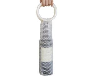 Genérico Wine Bottle Tote - Bling Rhinestone Mesh Pouch, Portable Champagne Carrying Bags, Reusable Resin Handle Holder, Decorative Dinner Party Storage Sleeves| For Wedding Celebration Travelers