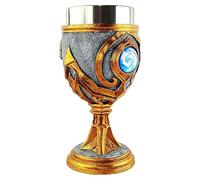 Genérico Wine Glass, Chalice Cup, 2.95x6.5 Inches Stainless Steel Elegant Drinking Vessel, Liquor Goblet for Daily Use, Wedding, Birthday, Father's Day, Party, Dinner, Gift, Celebration