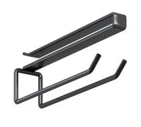 Genérico Wine Glass Hanger - Under Counter Holder For Glassware Storage | Iron Metal with No Drill Mount Design, Drying Rack, Cabinet Display Organizer For Bar Kitchen Dining