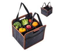 Genérico Wine Tote Bag - 9-Grid Reusable Felt Wine Storage Bag