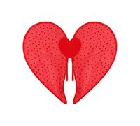 Genérico Wings Costume - Heart Shape Sexy Wear, Lightweight Fake Wings