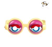 Genérico Winking Blinking Glasses with Googly Eyes, Funny Novelty Costume Accessory for Halloween Parties, Carnival Performances, broma de juguete para adultos