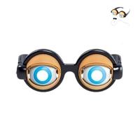 Genérico Winking Blinking Glasses with Googly Eyes, Funny Novelty Costume Accessory for Halloween Parties, Carnival Performances, broma de juguete para adultos