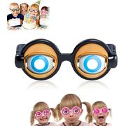 Genérico Winking Eye Glasses,Kinetic Crazy Eyes Blinking Prank Glasses for Adults & Kids,Funny Winking with Pull-String Blink Mechanism,Perfect for Party Jokes,Costumes,Selfies & Gag Gifts (Style-A)